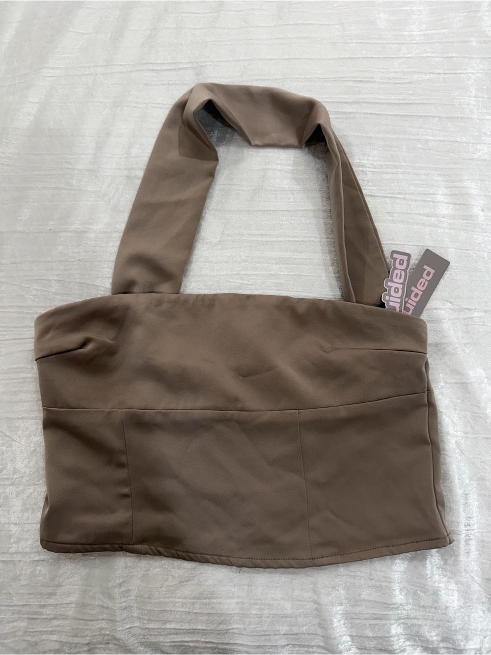 Missguided Taupe Shoulder Bag